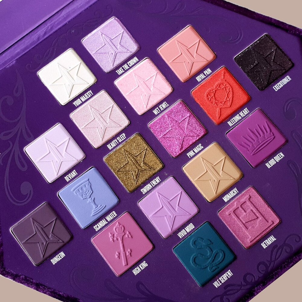 Blood Lust Collector’s EyeShadow Artistry Palette Jeffree Star 18 Shades NIB